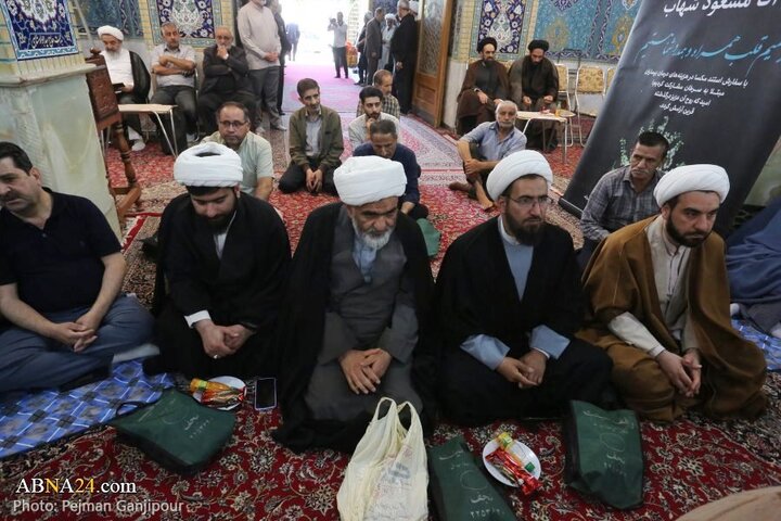مراسم بزرگداشت حجت الاسلام نقده دوزان در حسینیه بنی فاطمه اصفهان