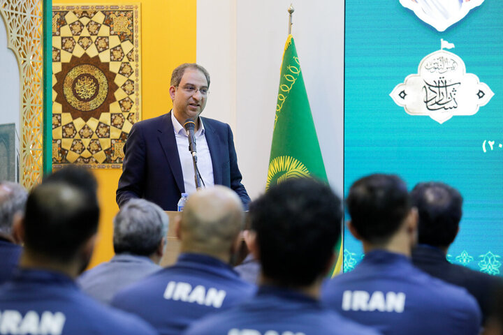 Photos: National Volleyball Team Championship Cup donated to Razavi Shrine Museum