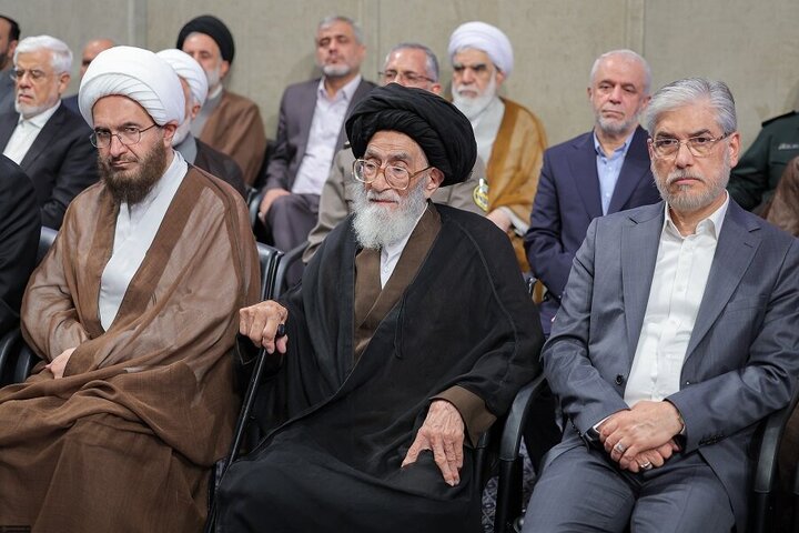Photos: Imam Khamenei attends first anniversary ceremony honoring Martyr Raisi