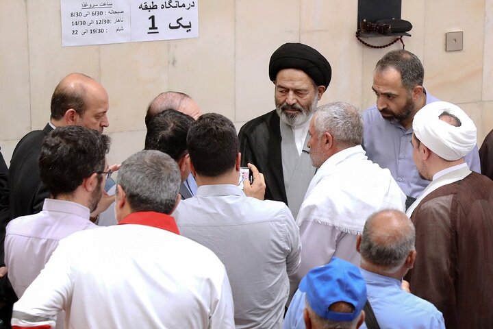 بازدید امیرالحاج ایران از هتل حجاج
