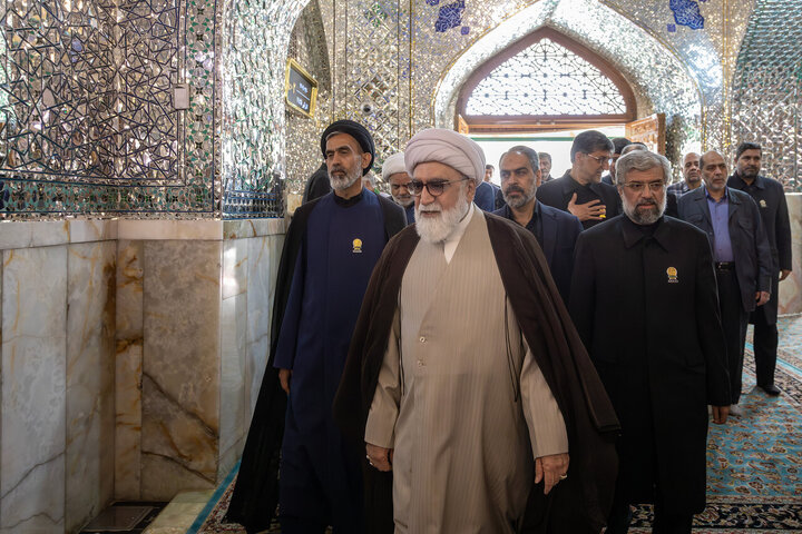 Photos: First anniversary of Ayatollah Raisi's martyrdom held at Razavi holy shrine