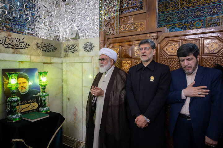 Photos: First anniversary of Ayatollah Raisi's martyrdom held at Razavi holy shrine