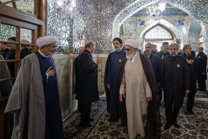 Photos: First anniversary of Ayatollah Raisi's martyrdom held at Razavi holy shrine