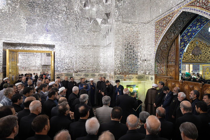 Photos: First anniversary of Ayatollah Raisi's martyrdom held at Razavi holy shrine