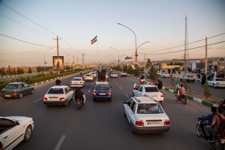 همایش مردمی موتورسواران قم