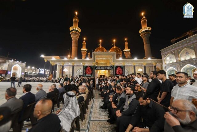 Photos: Al-Kazimayn shrine covered in black ahead of Imam Jawad martyrdom anniversary