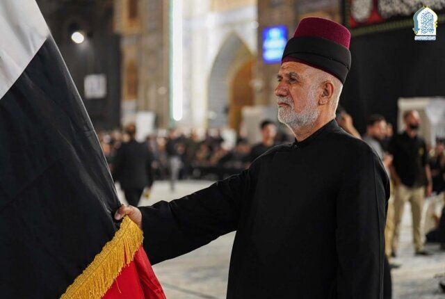Photos: Al-Kazimayn shrine covered in black ahead of Imam Jawad martyrdom anniversary