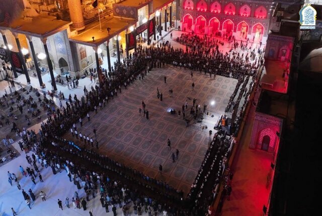 Photos: Al-Kazimayn shrine covered in black ahead of Imam Jawad martyrdom anniversary