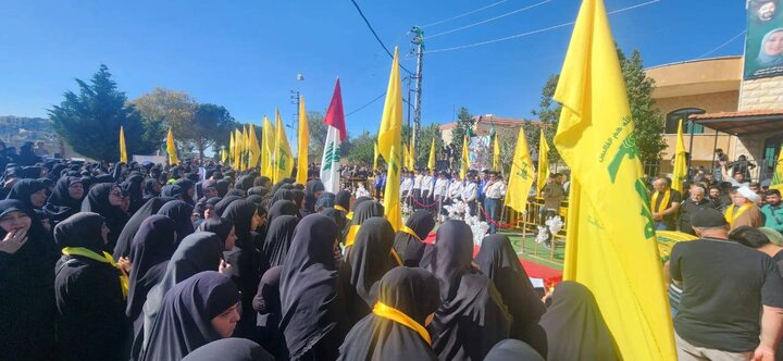 Photos: Funeral ceremony of martyr "Issa Qatish" held in Houla, Lebanon