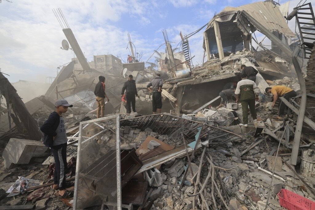 Palestinian doctor loses nine children in Israeli airstrike on Gaza