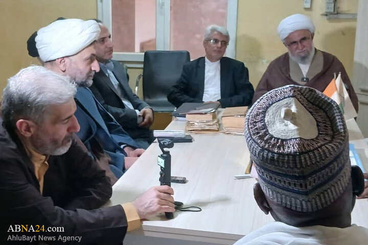 دیدار دبیرکل مجمع جهانی اهل‌بیت(ع) با امام مسجد بزرگ شهر نیامی
