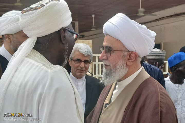 دیدار دبیرکل مجمع جهانی اهل‌بیت(ع) با قطب تیجانیه در شهر «کیوتا» نیجر