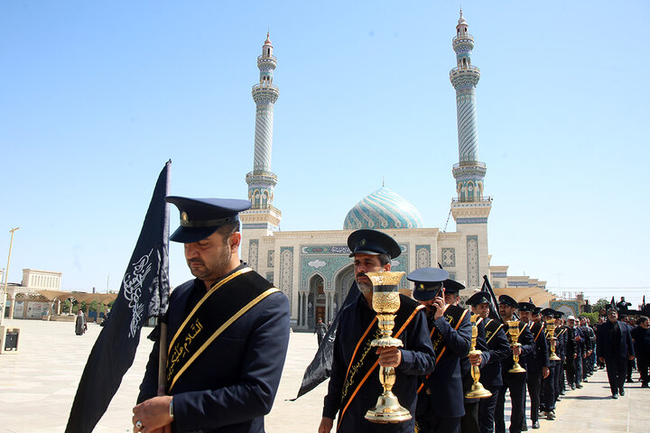 Photos: Mourning procession of servants of Hazrat Masoumeh shrine held on Imam Jawad martyrdom anniversary