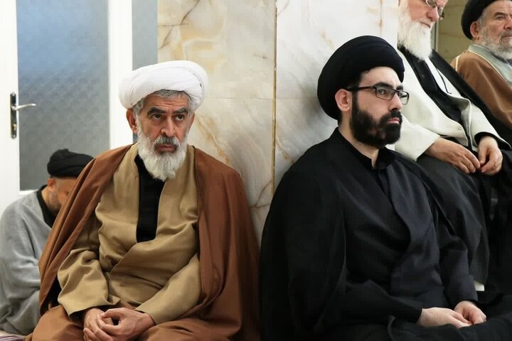 مراسم سوگواری سالروز شهادت امام جواد(ع) در دفتر آیت‌الله نوری همدانی