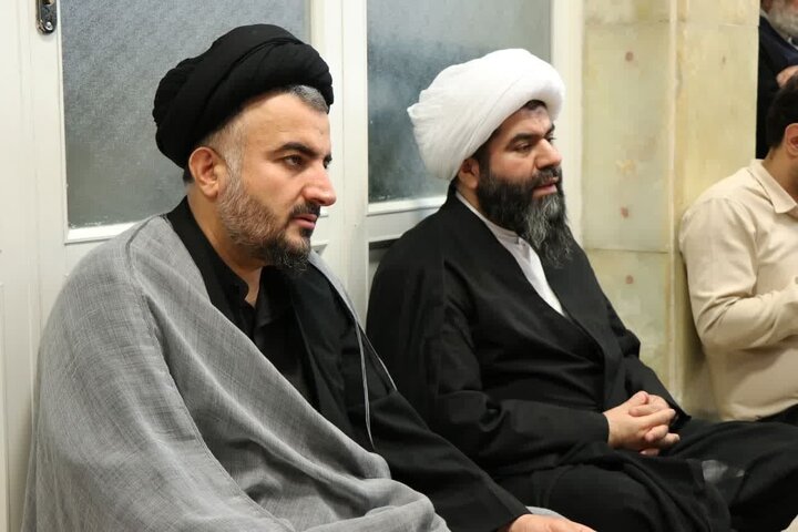 مراسم سوگواری سالروز شهادت امام جواد(ع) در دفتر آیت‌الله نوری همدانی