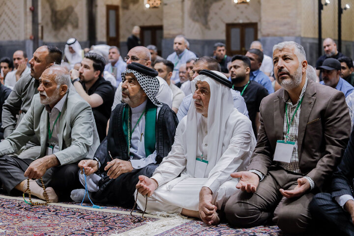 تشرف موکب داران سامرا به حرم مطهر رضوی