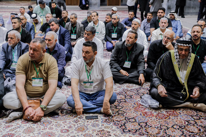 تشرف موکب داران سامرا به حرم مطهر رضوی