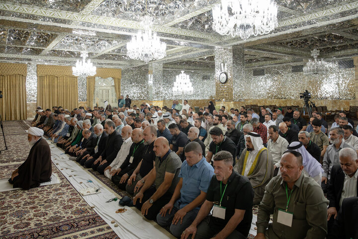 دیدار موکب‌داران سامرا با تولیت آستان قدس رضوی