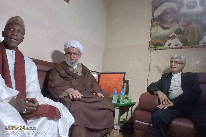دیدار آیت الله رمضانی با خلیفه تیجانی‌ها در پایتخت نیجر