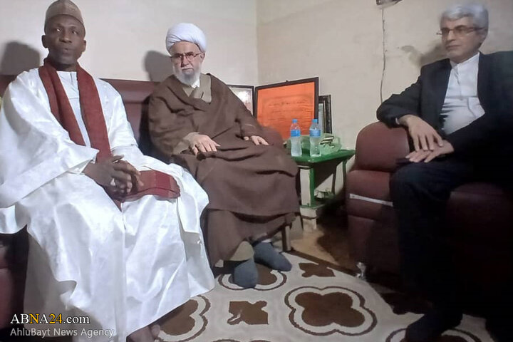 دیدار آیت الله رمضانی با خلیفه تیجانی‌ها در پایتخت نیجر