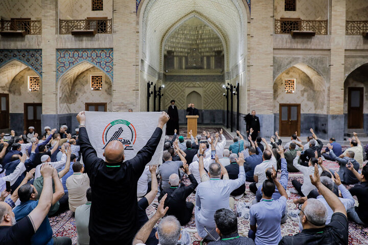 Photos: Mawkib servants of Samarra visits Imam Reza holy shrine