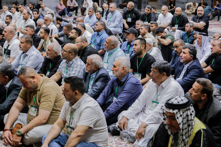 Photos: Mawkib servants of Samarra visits Imam Reza holy shrine