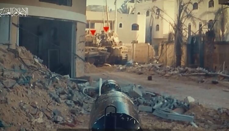 Al-Qassam Brigades target group of 10 Israeli soldiers with shell in Beit Lahia