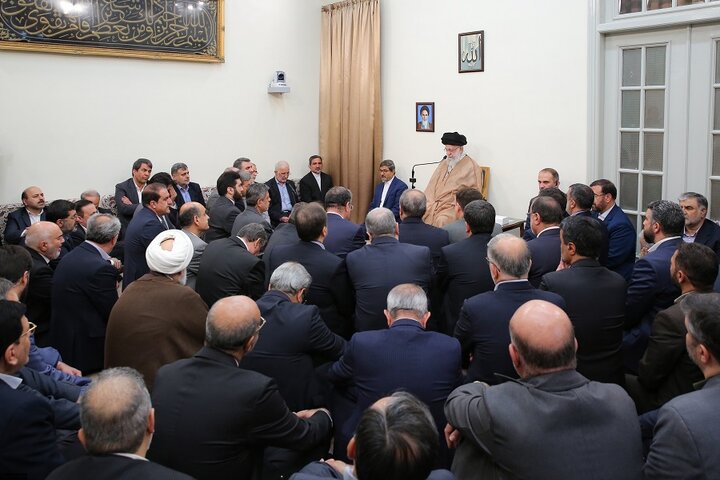 دیدار وزیر کشور و استانداران با رهبر انقلاب