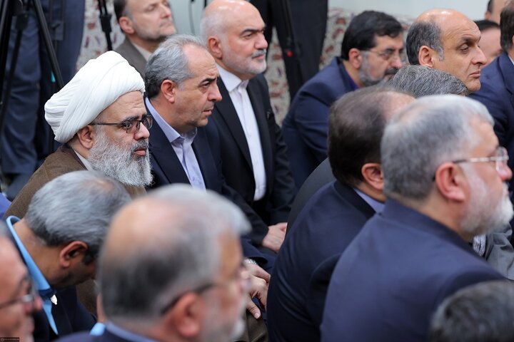 دیدار وزیر کشور و استانداران با رهبر انقلاب