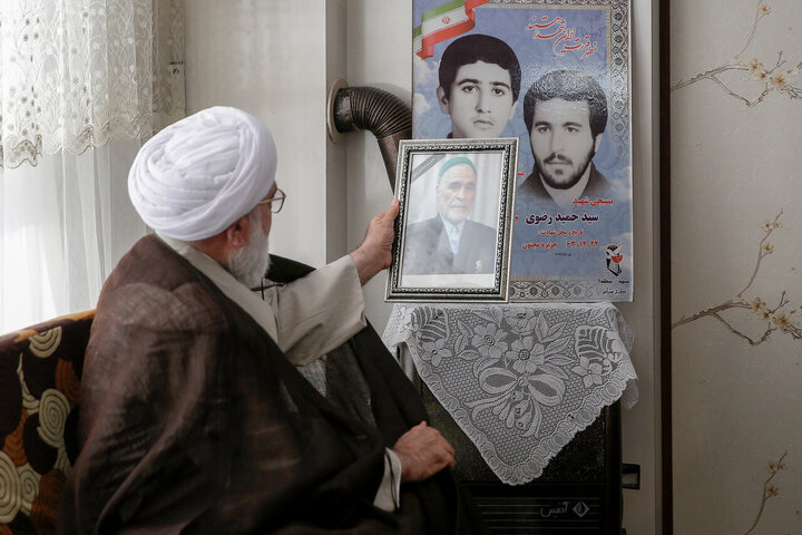 Photos: Custodian of Astan Quds Razavi meets with martyrs families