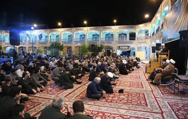 تصاویر|  مراسم سوگواری شب شهادت حضرت امام محمد باقر(ع) در شهرستان آباده