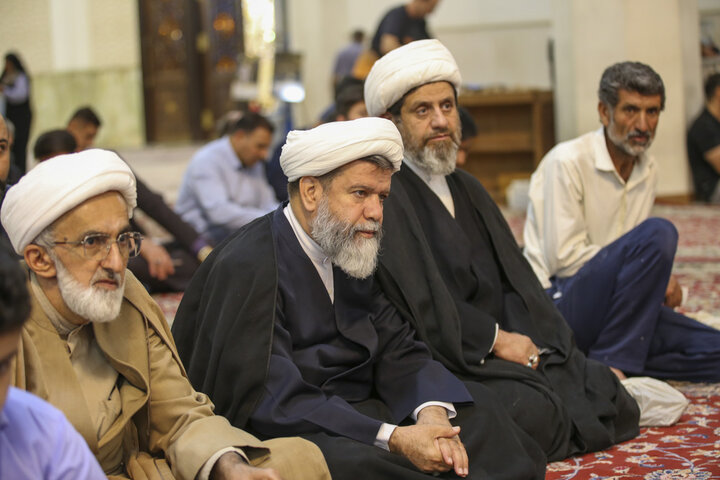 تصاویر| مراسم بزرگداشت حضرت امام خمینی(ره) در سومین حرم اهل بیت(ع)