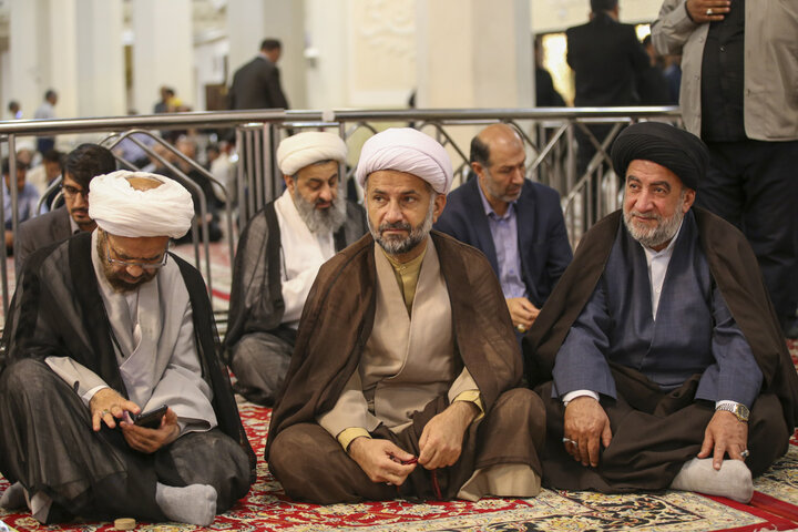 تصاویر| مراسم بزرگداشت حضرت امام خمینی(ره) در سومین حرم اهل بیت(ع)
