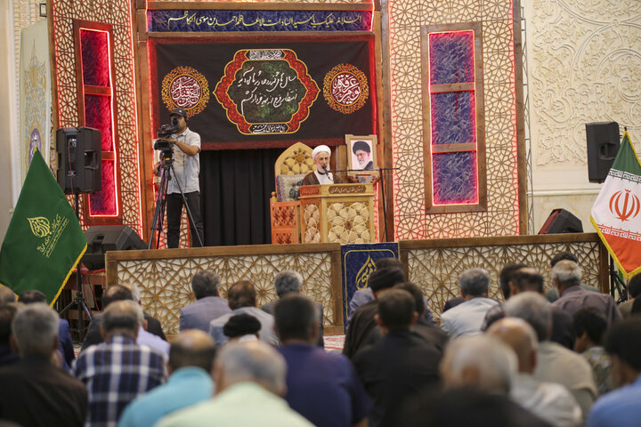 تصاویر| مراسم بزرگداشت حضرت امام خمینی(ره) در سومین حرم اهل بیت(ع)