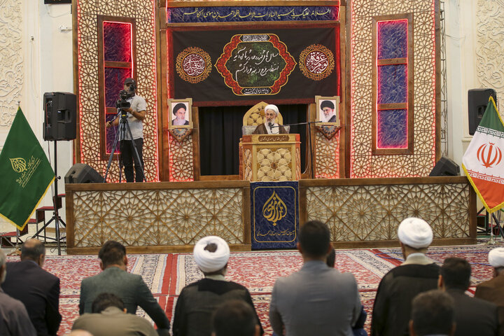 تصاویر| مراسم بزرگداشت حضرت امام خمینی(ره) در سومین حرم اهل بیت(ع)