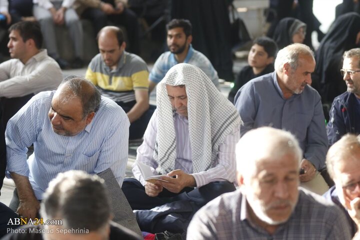 مراسم دعای عرفه در گلزار شهدای تبریز