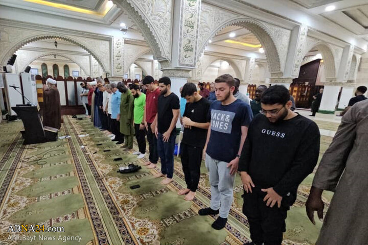 بازدید آیت الله رمضانی از مسئولان مجتمع حضرت زهرا(س) ساحل عاج