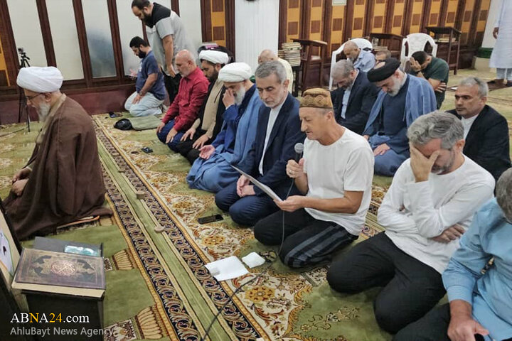 بازدید آیت الله رمضانی از مسئولان مجتمع حضرت زهرا(س) ساحل عاج