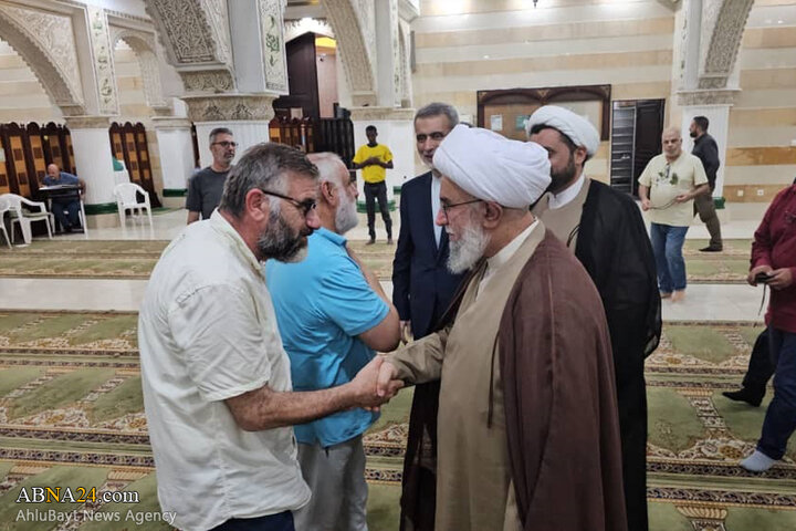 بازدید آیت الله رمضانی از مسئولان مجتمع حضرت زهرا(س) ساحل عاج