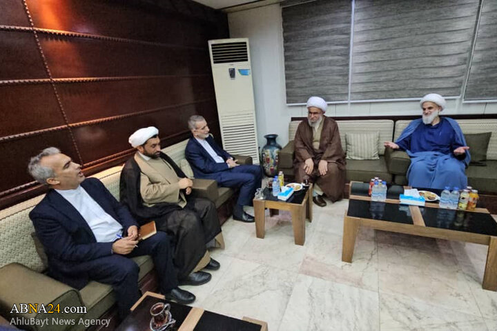 بازدید آیت الله رمضانی از مسئولان مجتمع حضرت زهرا(س) ساحل عاج