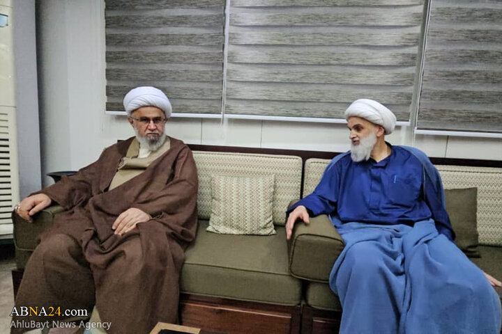 بازدید آیت الله رمضانی از مسئولان مجتمع حضرت زهرا(س) ساحل عاج