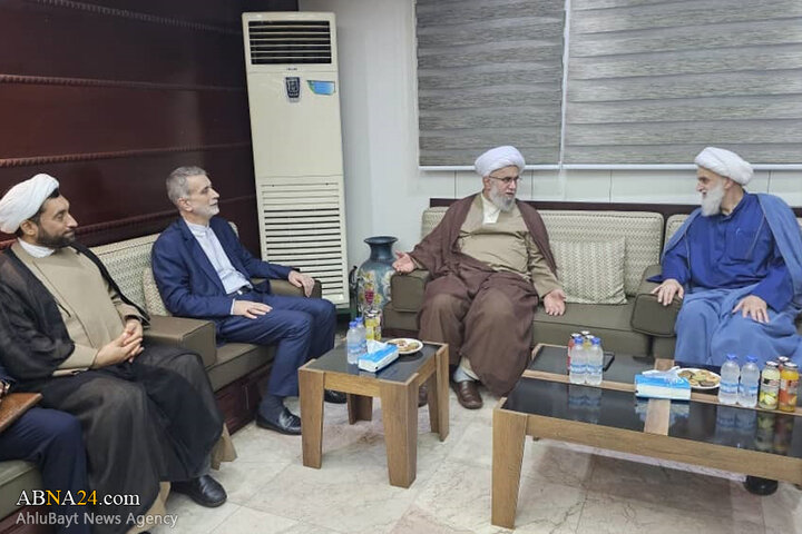 بازدید آیت الله رمضانی از مسئولان مجتمع حضرت زهرا(س) ساحل عاج