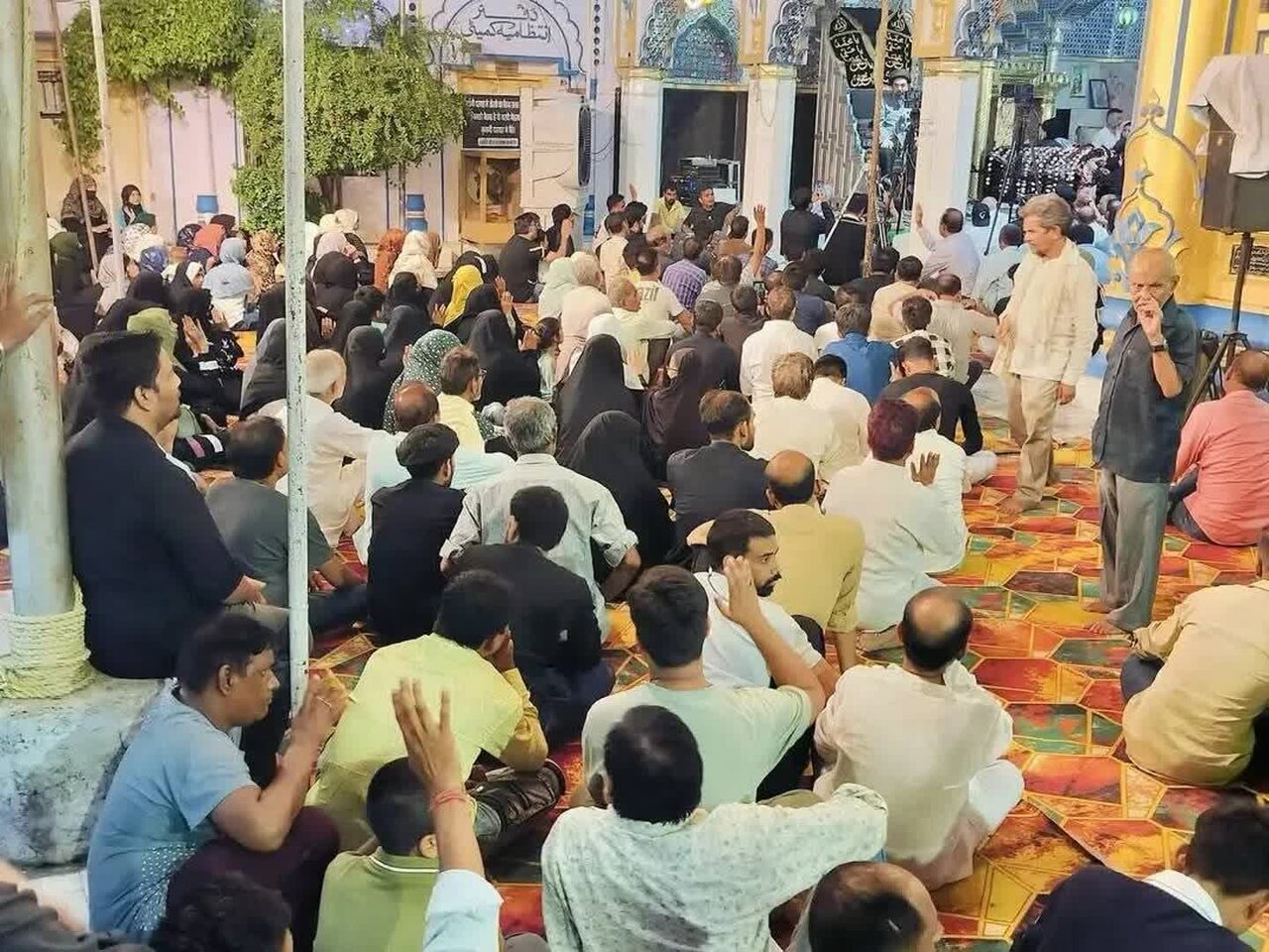 Majlis of Safeer-e-Hussain (A.S.) held at Dargah Hazrat Abbas (A.S.) in Lucknow
