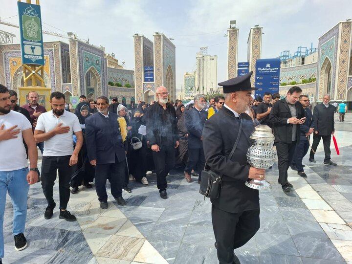 Photos: Group of Georgian Shia Muslims visits Imam Reza holy shrine