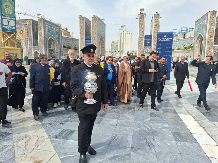 Photos: Group of Georgian Shia Muslims visits Imam Reza holy shrine