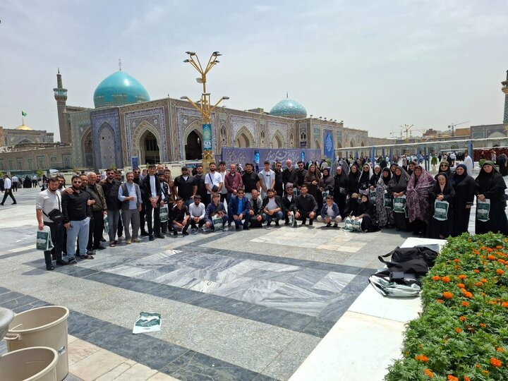 Photos: Group of Georgian Shia Muslims visits Imam Reza holy shrine