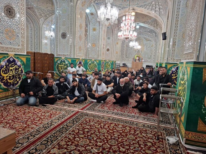 Photos: Group of Georgian Shia Muslims visits Imam Reza holy shrine