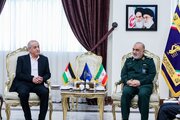 Iranian officials meet PFLP Deputy Secretary General Jamil Mazhar