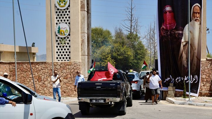 کاروان «مقاومت مغرب» به لیبی اولین ایستگاه خود رسید