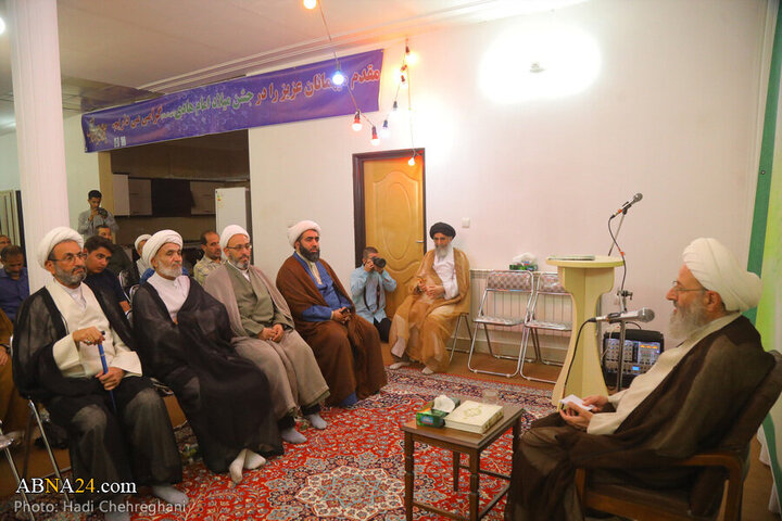 Photos: Imam Hadi birth anniversary, turban-wearing ceremony held in Qom